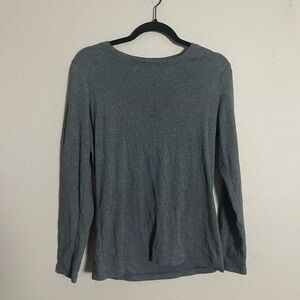 Eddie Bauer Gray Long Sleeve T-shirt